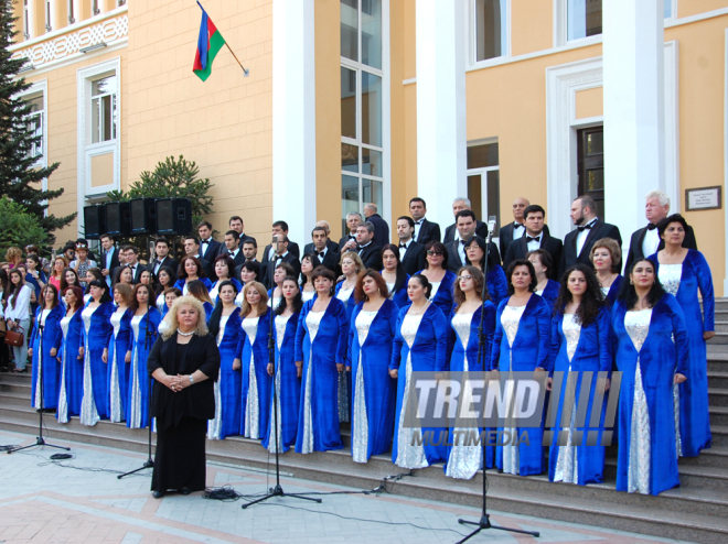 National Music Day. Baku, Azerbaijan, Sep.18, 2015